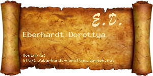 Eberhardt Dorottya névjegykártya